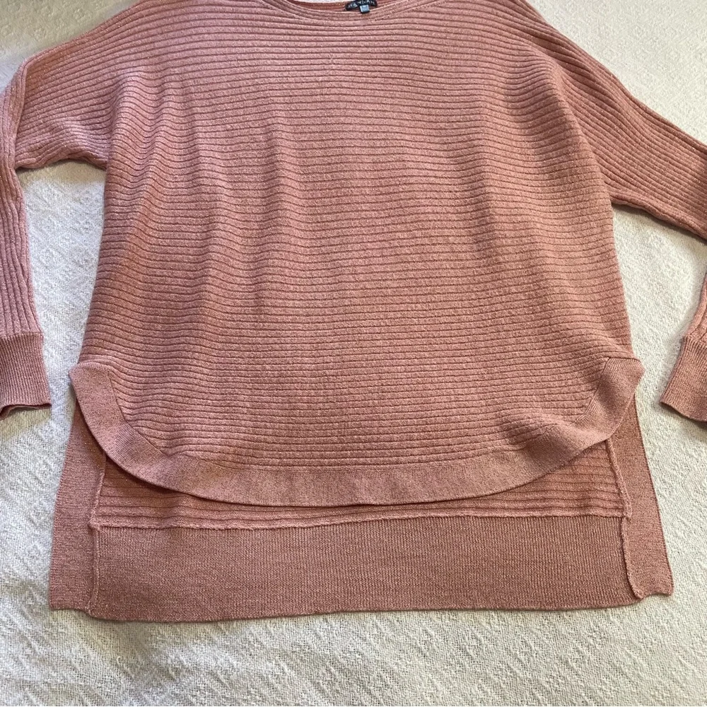 Hannah Women's Warm Rose Knit‎ Sweater Sparkle and Shine Size Medium~ Casual